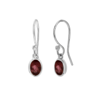 Tourmaline, pink Hanging earring model E7-019